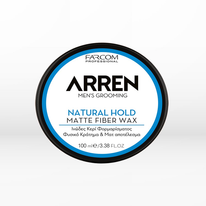 Farcom Professional Arren Men`s Grooming Natural Hold Matte Fiber Wax 100ml